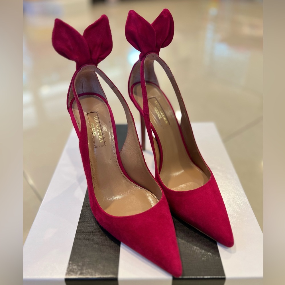 Aquazurra Deneuve 105 Suede Pump